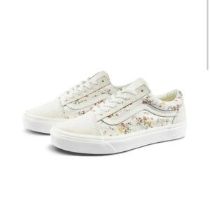 Old School “Floral” Women’s Vans- size 8.5